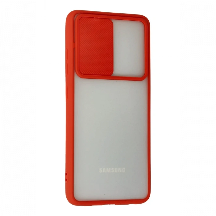 Newface Samsung Galaxy A32 Kılıf Palm Buzlu Kamera Sürgülü Silikon