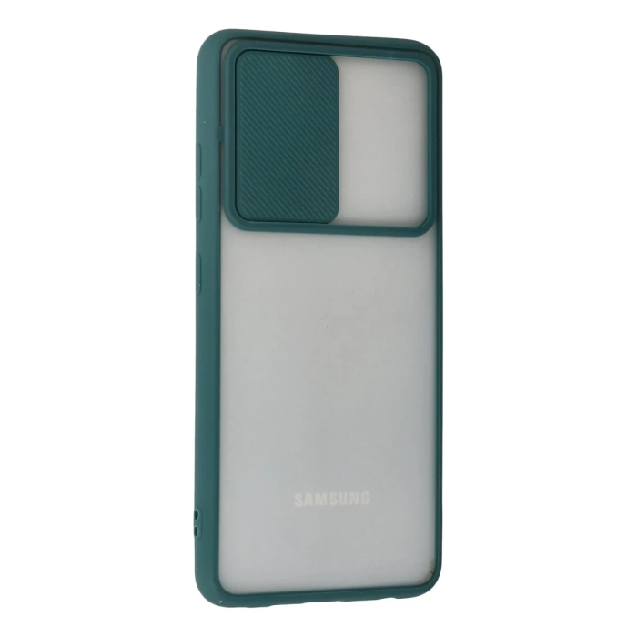 Newface Samsung Galaxy A32 Kılıf Palm Buzlu Kamera Sürgülü Silikon