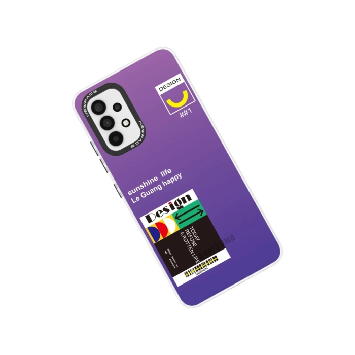 Newface Samsung Galaxy A33 5G Kılıf Estoril Desenli Kapak