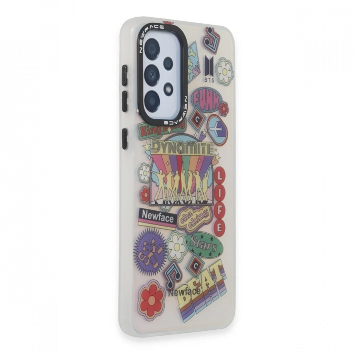 Newface Samsung Galaxy A33 5G Kılıf Estoril Desenli Kapak