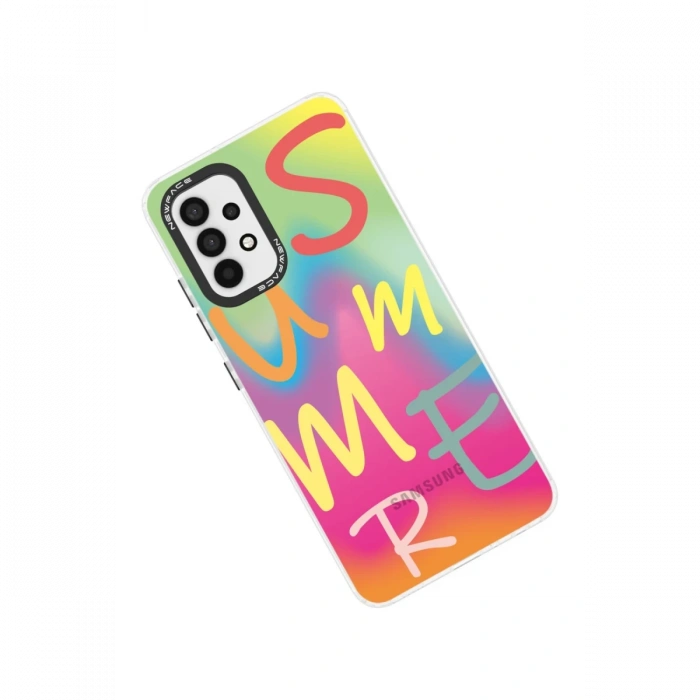 Newface Samsung Galaxy A33 5G Kılıf Estoril Desenli Kapak