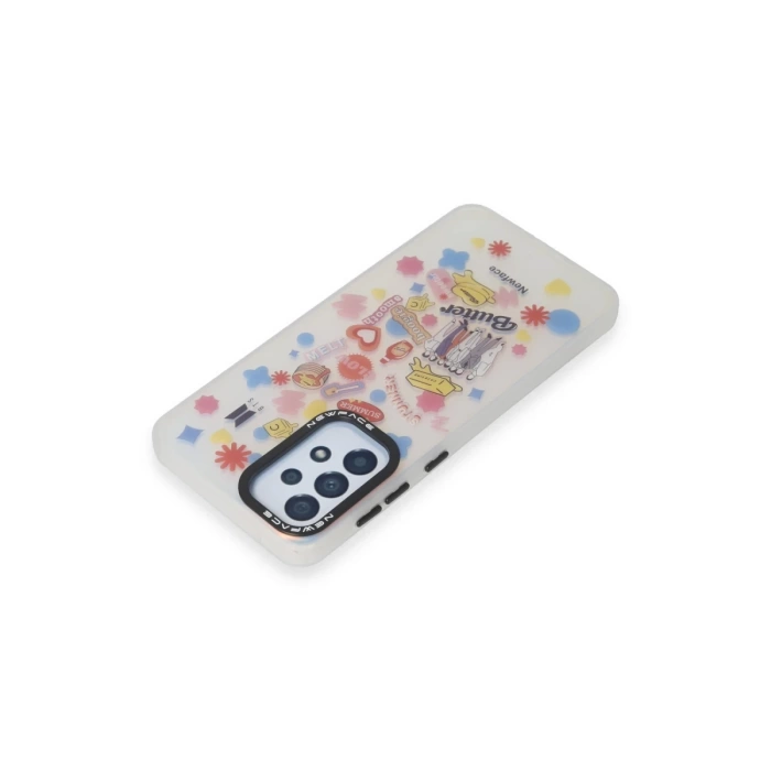 Newface Samsung Galaxy A33 5G Kılıf Estoril Desenli Kapak