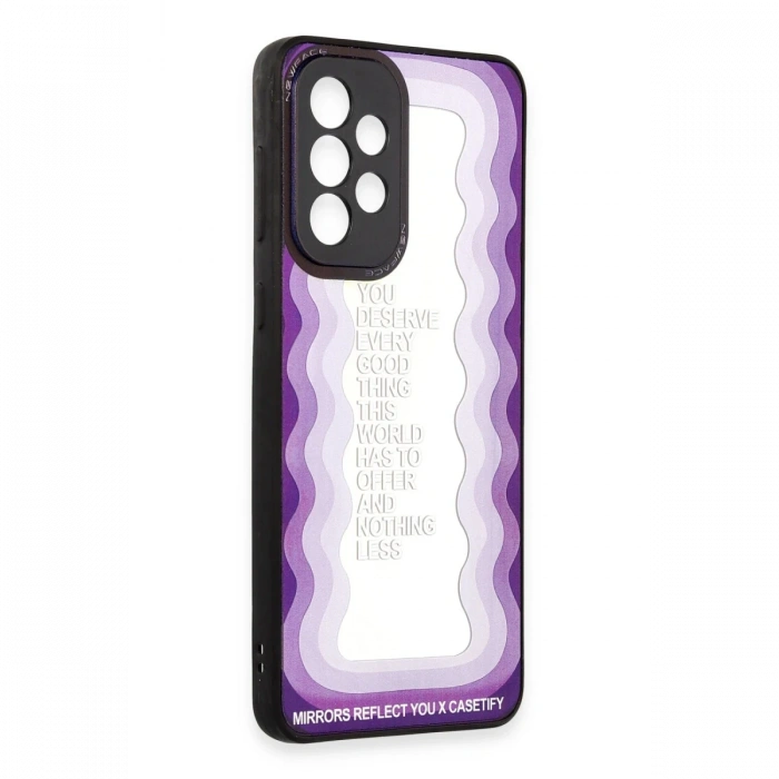 Newface Samsung Galaxy A33 5G Kılıf Mirror Desenli Kapak