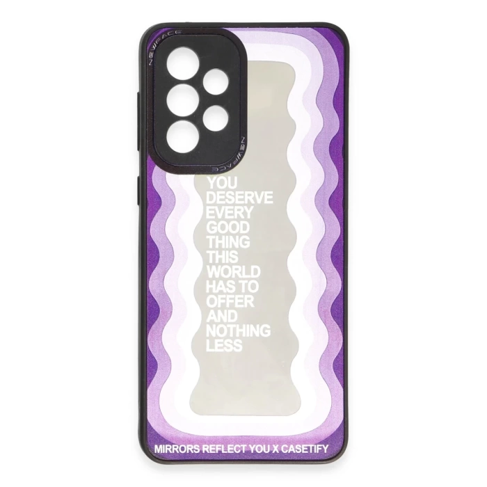 Newface Samsung Galaxy A33 5G Kılıf Mirror Desenli Kapak