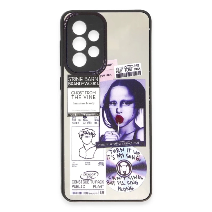 Newface Samsung Galaxy A33 5G Kılıf Mirror Desenli Kapak