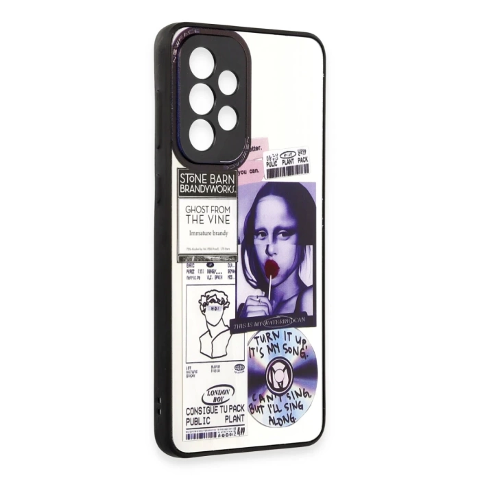 Newface Samsung Galaxy A33 5G Kılıf Mirror Desenli Kapak