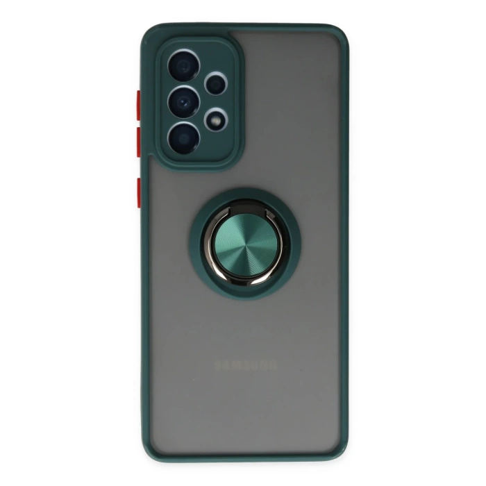 Newface Samsung Galaxy A33 5G Kılıf Montreal Yüzüklü Silikon Kapak
