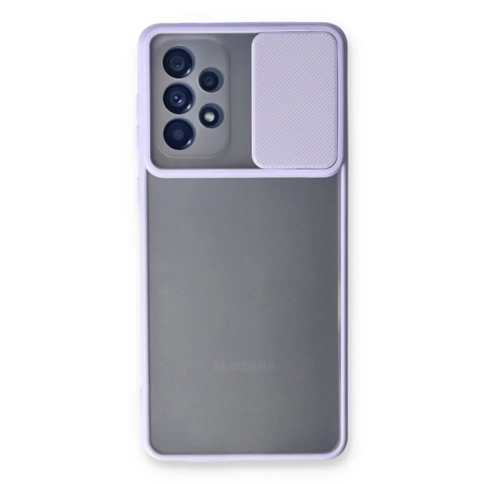 Newface Samsung Galaxy A33 5G Kılıf Palm Buzlu Kamera Sürgülü Silikon