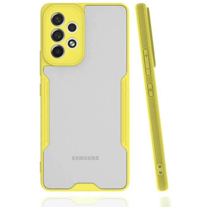 Newface Samsung Galaxy A33 5G Kılıf Platin Silikon