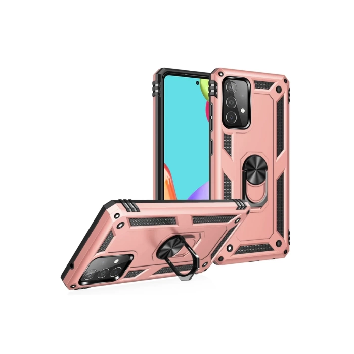 Newface Samsung Galaxy A33 5G Kılıf Sofya Yüzüklü Silikon Kapak