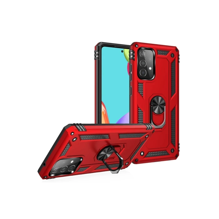 Newface Samsung Galaxy A33 5G Kılıf Sofya Yüzüklü Silikon Kapak