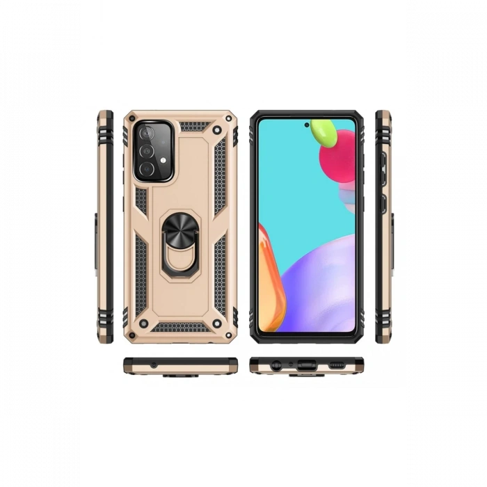 Newface Samsung Galaxy A33 5G Kılıf Sofya Yüzüklü Silikon Kapak