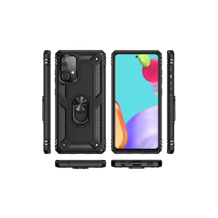 Newface Samsung Galaxy A33 5G Kılıf Sofya Yüzüklü Silikon Kapak