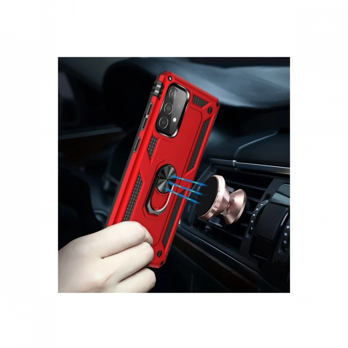 Newface Samsung Galaxy A33 5G Kılıf Sofya Yüzüklü Silikon Kapak