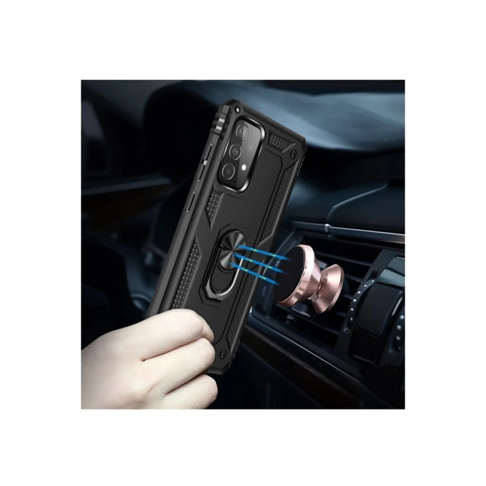 Newface Samsung Galaxy A33 5G Kılıf Sofya Yüzüklü Silikon Kapak