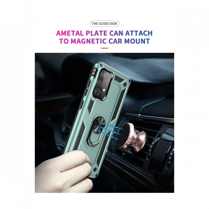 Newface Samsung Galaxy A33 5G Kılıf Sofya Yüzüklü Silikon Kapak