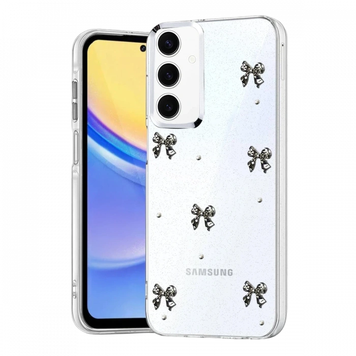 Samsung Galaxy A34 5G Fiyonk Desenli Kapak