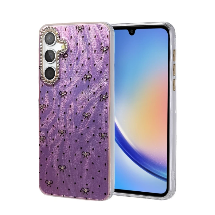 Newface Samsung Galaxy A34 5G Kılıf Blade Aynalı Desenli Kapak