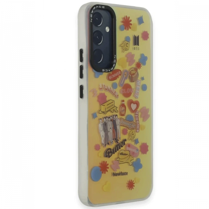 Newface Samsung Galaxy A34 5G Kılıf Estoril Desenli Kapak - Estoril - 16