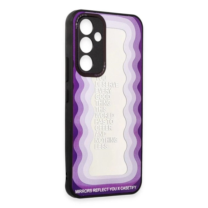 Newface Samsung Galaxy A34 5G Kılıf Mirror Desenli Kapak