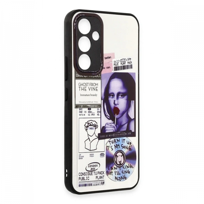 Newface Samsung Galaxy A34 5G Kılıf Mirror Desenli Kapak