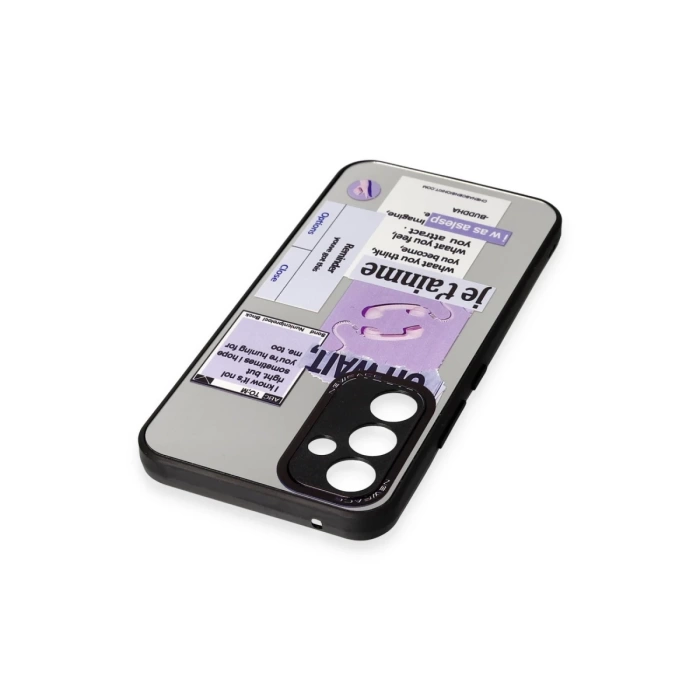 Newface Samsung Galaxy A34 5G Kılıf Mirror Desenli Kapak