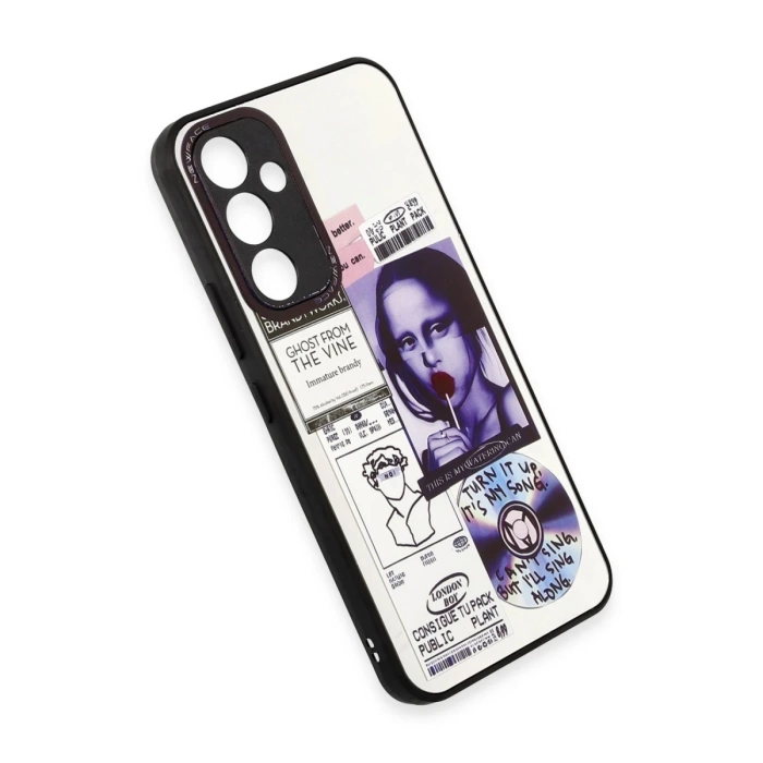 Newface Samsung Galaxy A34 5G Kılıf Mirror Desenli Kapak