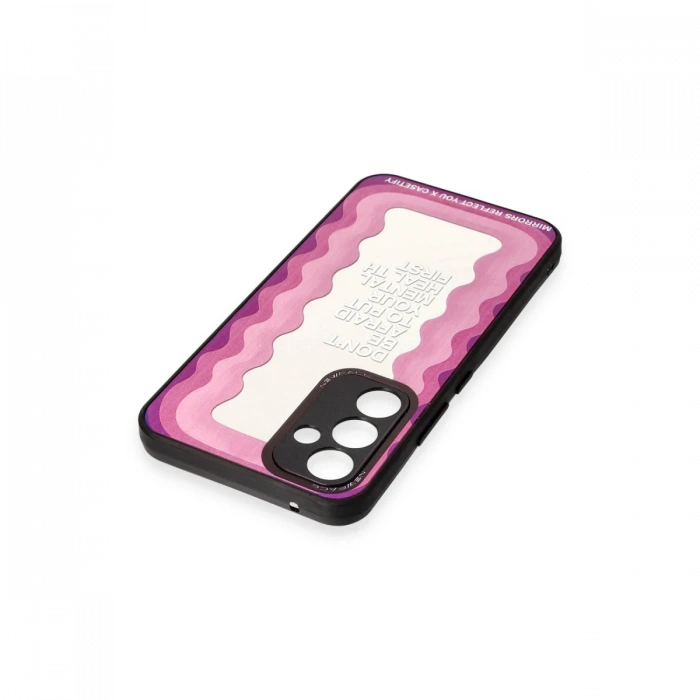 Newface Samsung Galaxy A34 5G Kılıf Mirror Desenli Kapak