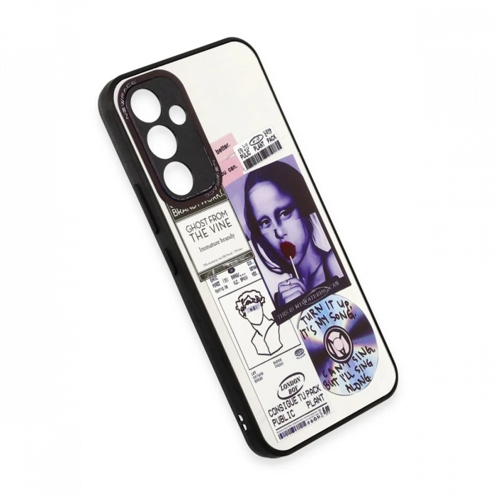 Newface Samsung Galaxy A34 5G Kılıf Mirror Desenli Kapak