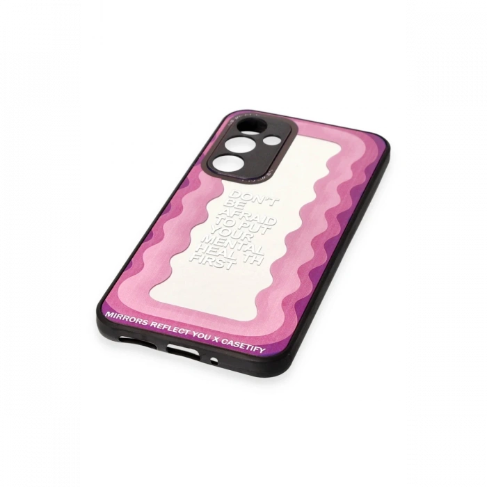 Newface Samsung Galaxy A34 5G Kılıf Mirror Desenli Kapak