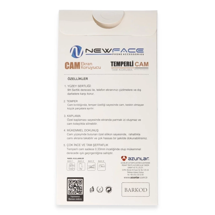 Newface Samsung Galaxy A35 5G 3D Antistatik Hayalet Cam Ekran Koruyucu