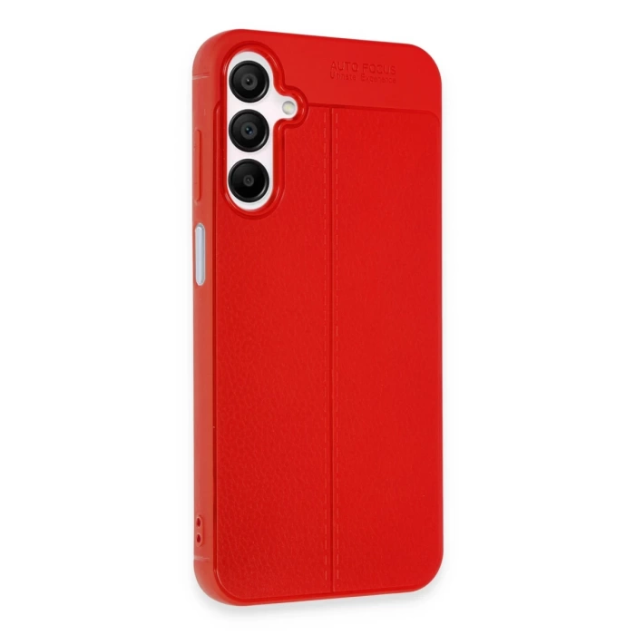 Newface Samsung Galaxy A35 5G Kılıf Auto Focus Kapak - Kırmızı