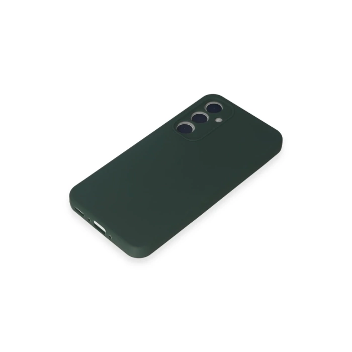 Newface Samsung Galaxy A35 5G Kılıf First Silikon - Koyu Yeşil