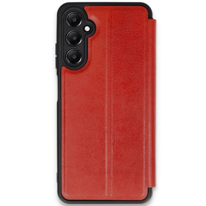 Newface Samsung Galaxy A35 5G Kılıf Flip Cover - Kırmızı