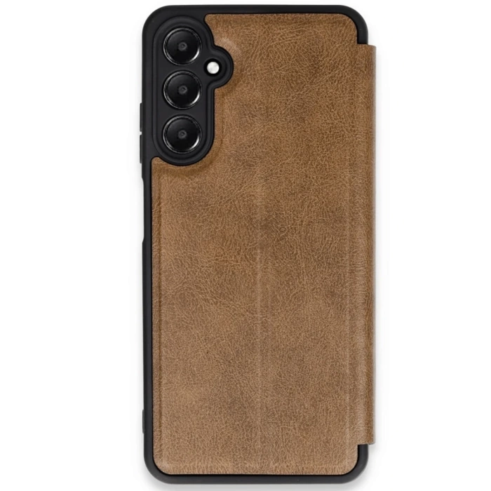 Newface Samsung Galaxy A35 5G Kılıf Flip Cover - Taba