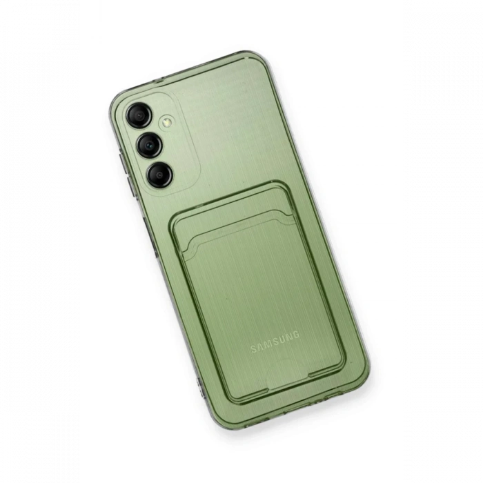 Newface Samsung Galaxy A35 5G Kılıf Kart Şeffaf Silikon - Şeffaf