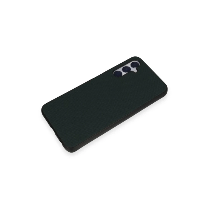 Newface Samsung Galaxy A35 5G Kılıf Taft Kapak - Koyu Yeşil