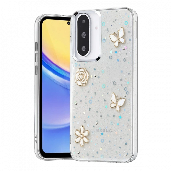 Samsung Galaxy A36 Fiyonk Desenli Kapak