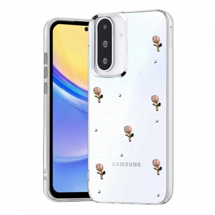 Samsung Galaxy A36 Fiyonk Desenli Kapak