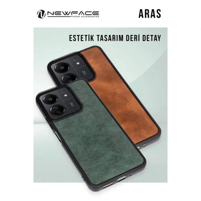 Newface Samsung Galaxy A36 Kılıf Aras Deri Kapak
