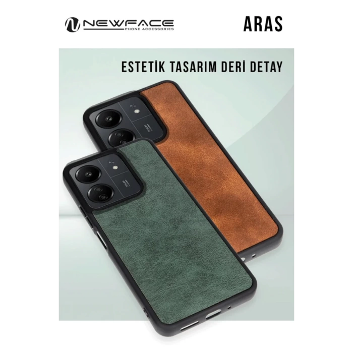 Newface Samsung Galaxy A36 Kılıf Aras Deri Kapak