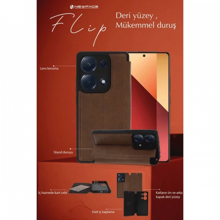 Newface Samsung Galaxy A36 Kılıf Flip Cover