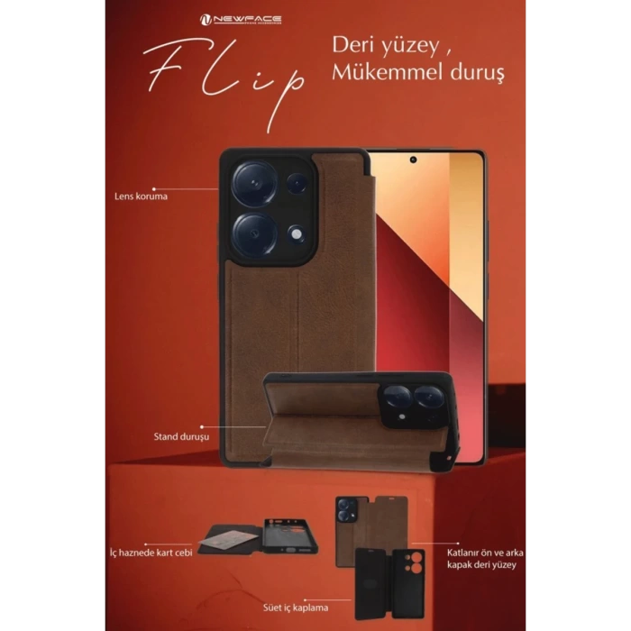 Newface Samsung Galaxy A36 Kılıf Flip Cover