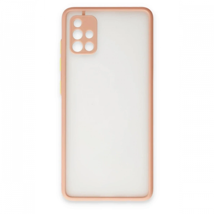 Samsung Galaxy A51 Kılıf Montreal Silikon Kapak - Pembe