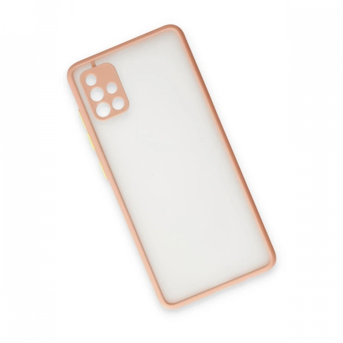 Samsung Galaxy A51 Kılıf Montreal Silikon Kapak - Pembe