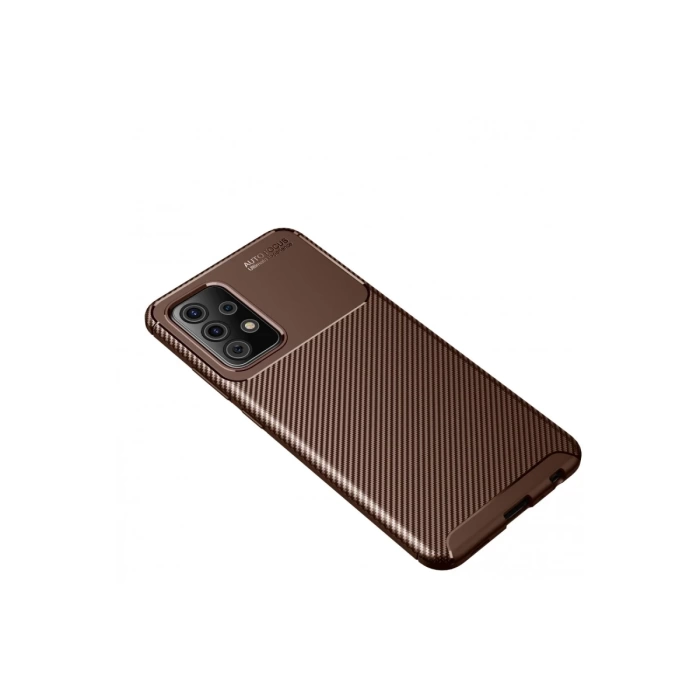 Newface Samsung Galaxy A52 Kılıf Auto Focus Karbon Kapak
