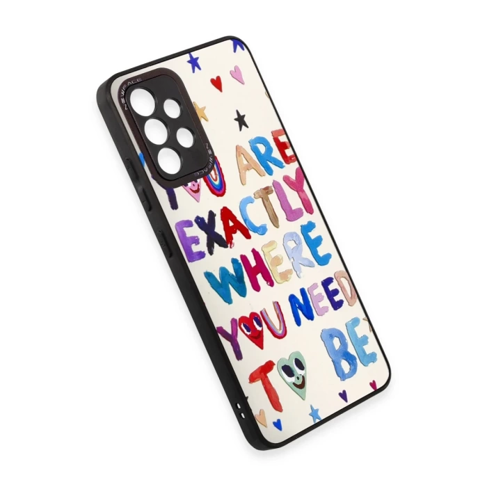 Newface Samsung Galaxy A52 Kılıf Mirror Desenli Kapak