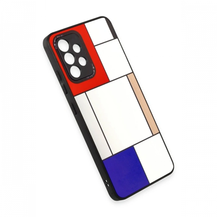 Newface Samsung Galaxy A52 Kılıf Mirror Desenli Kapak