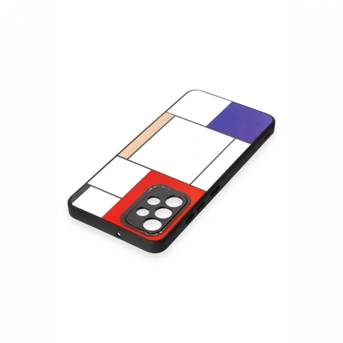 Newface Samsung Galaxy A52 Kılıf Mirror Desenli Kapak