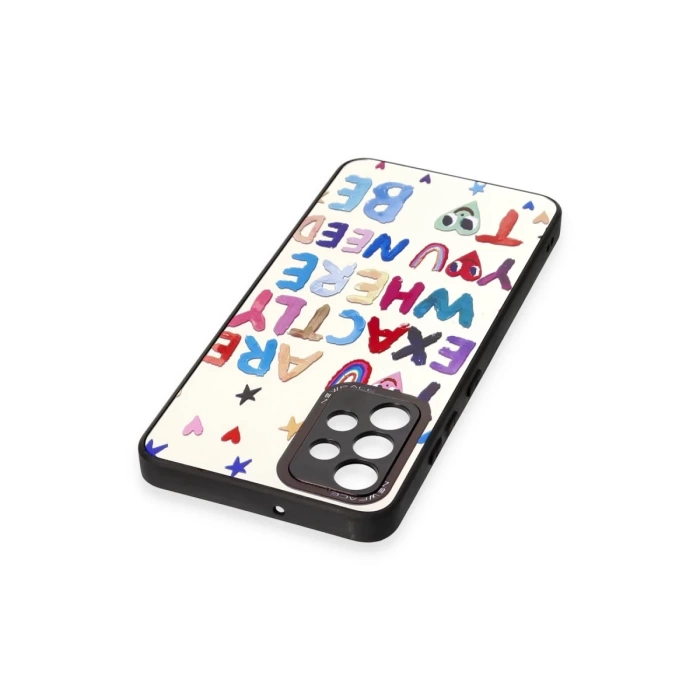 Newface Samsung Galaxy A52 Kılıf Mirror Desenli Kapak